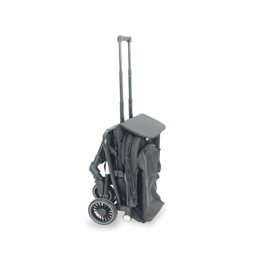 BABY STROLLER BLACK STARS