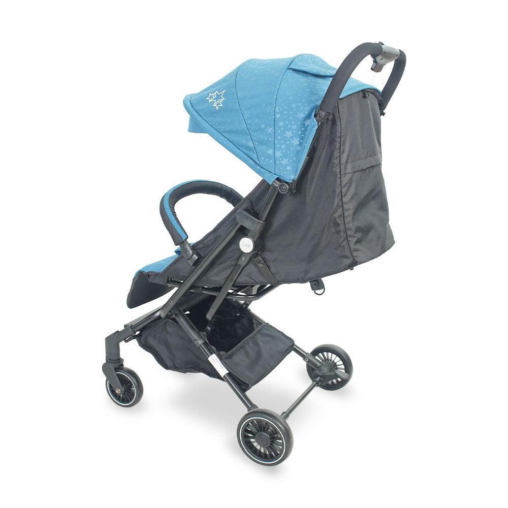 BABY STROLLER GREEN STARS