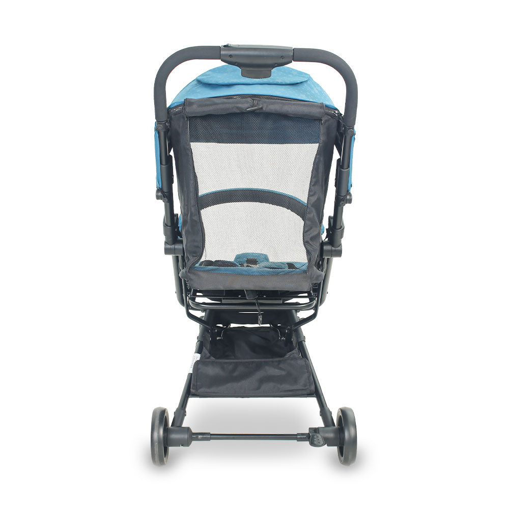 BABY STROLLER GREEN STARS