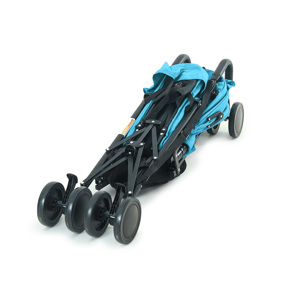 TINNIES BABY BUGGY - GREEN STRIPPED