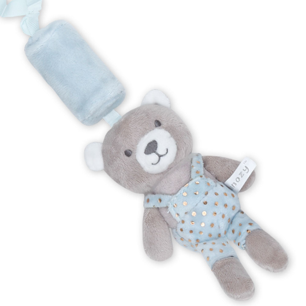 STUFF TOY BLUE BEAR WIND CHIMP