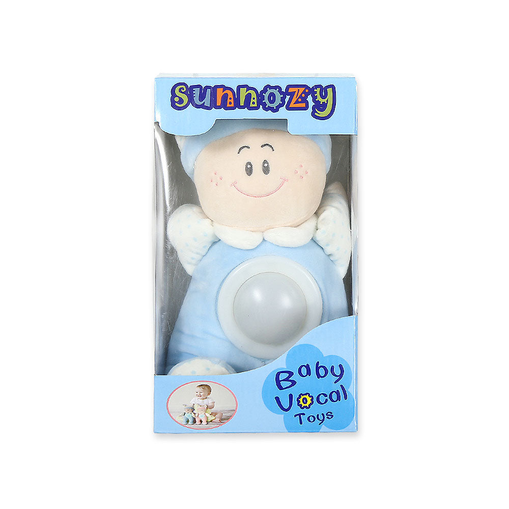 STUFF TOY BLUE SOFT LIGHT DOLL