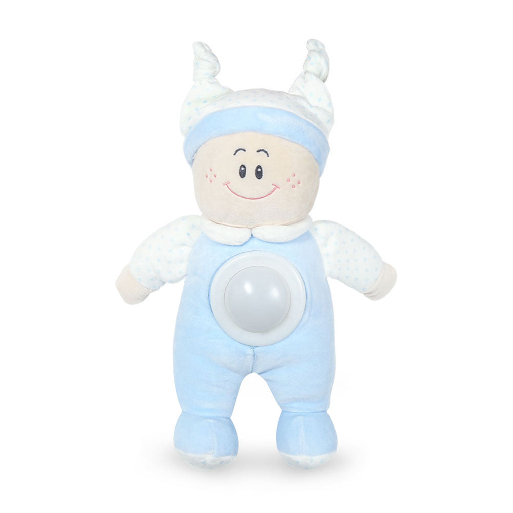 STUFF TOY BLUE SOFT LIGHT DOLL