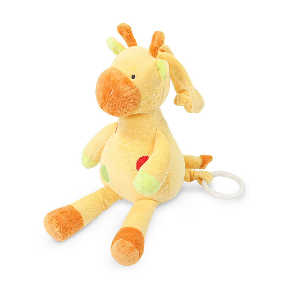 STUFF TOY YELLOW GIRAFFE MUSIC PULL