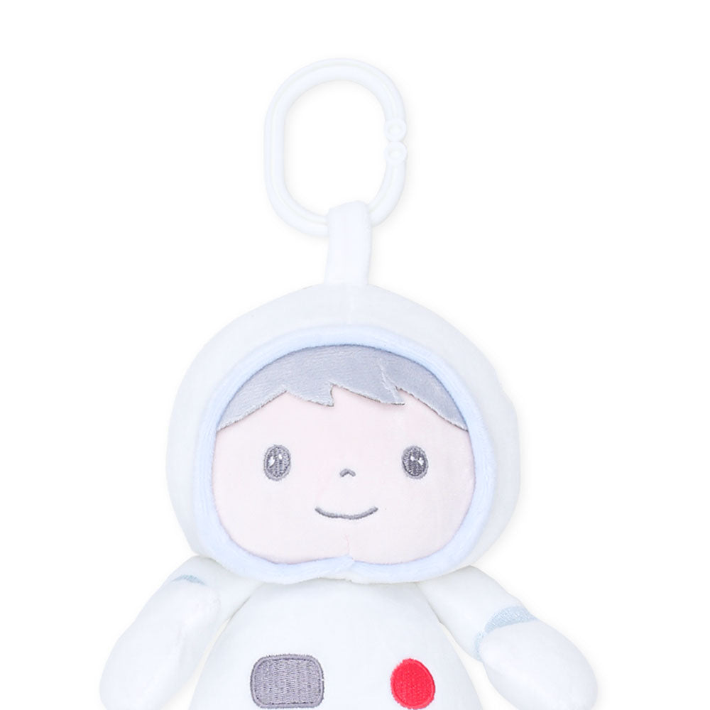 STUFF TOY WHITE PLUSHY ASTRONAUT BEAR MUSICAL