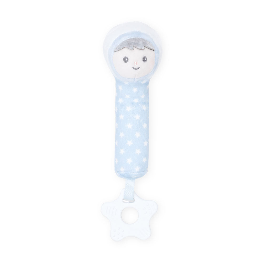 STUFF TOY BLUE ASTRONAUT BEAR SQUEAKER