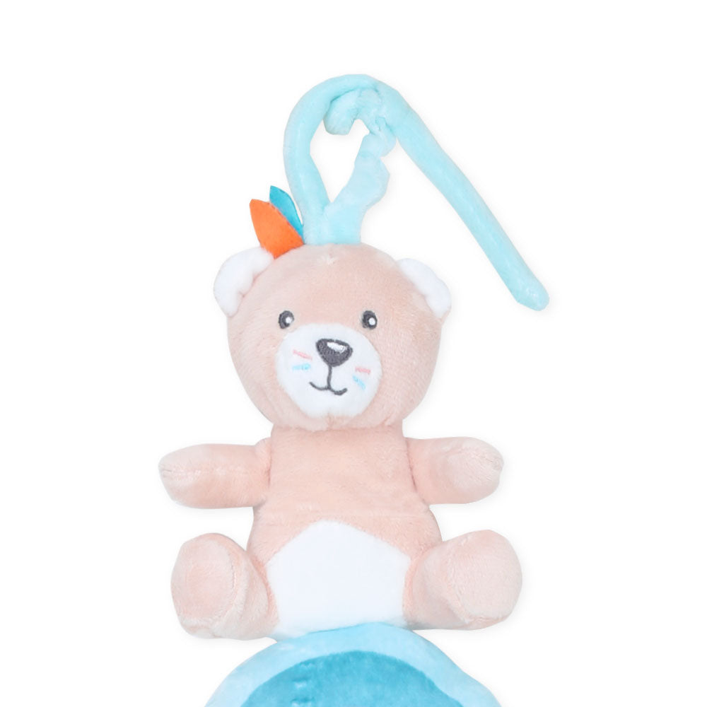 STUFF TOY RAINBOW BEAR MUSICAL