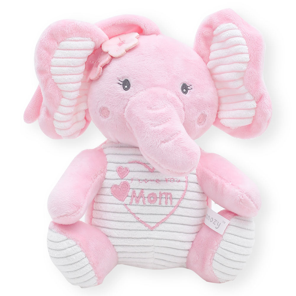 STUFF TOY PINK PLUSHY ELEPHANT MUSICAL