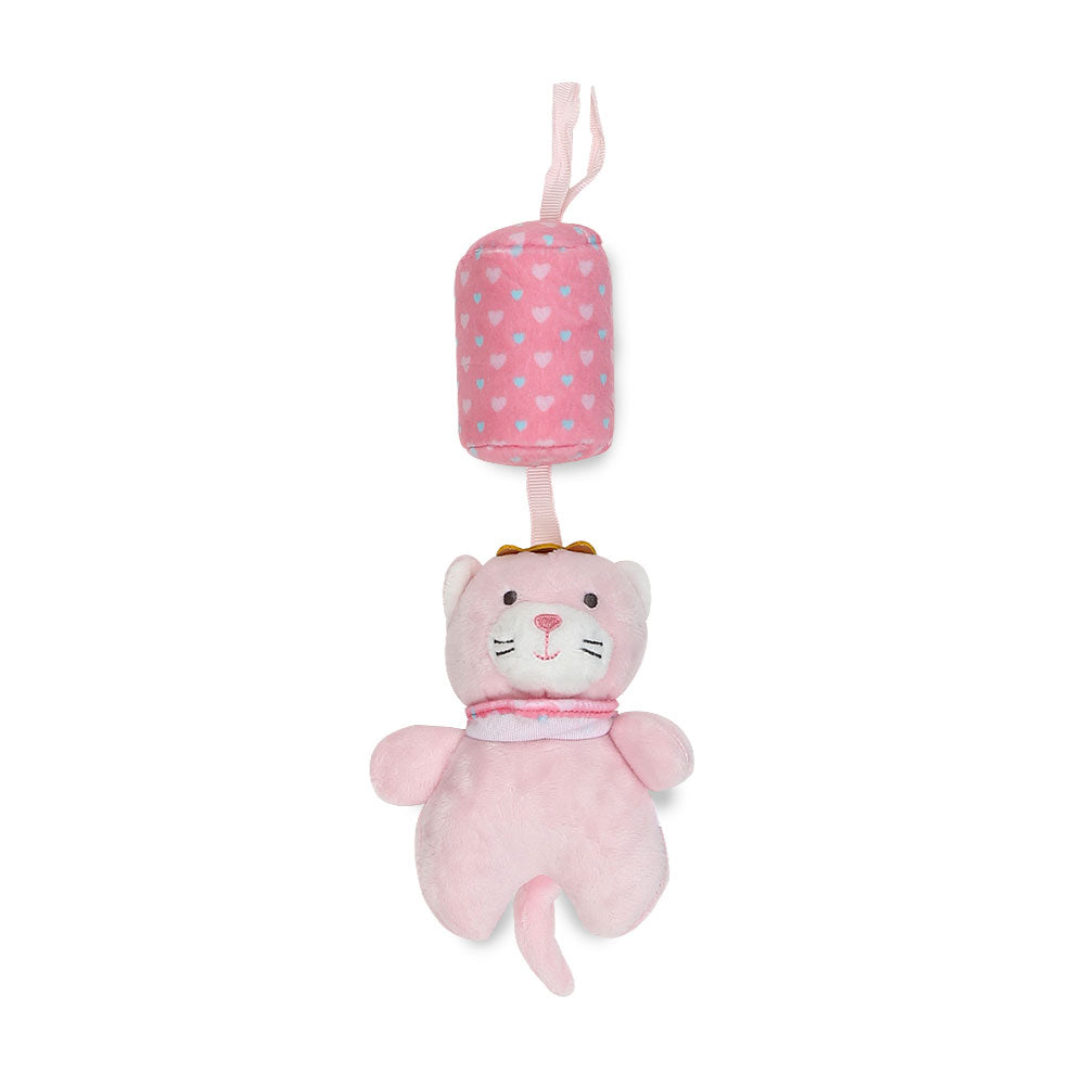STUFF TOY PINK PRINCESS KITTY BELL