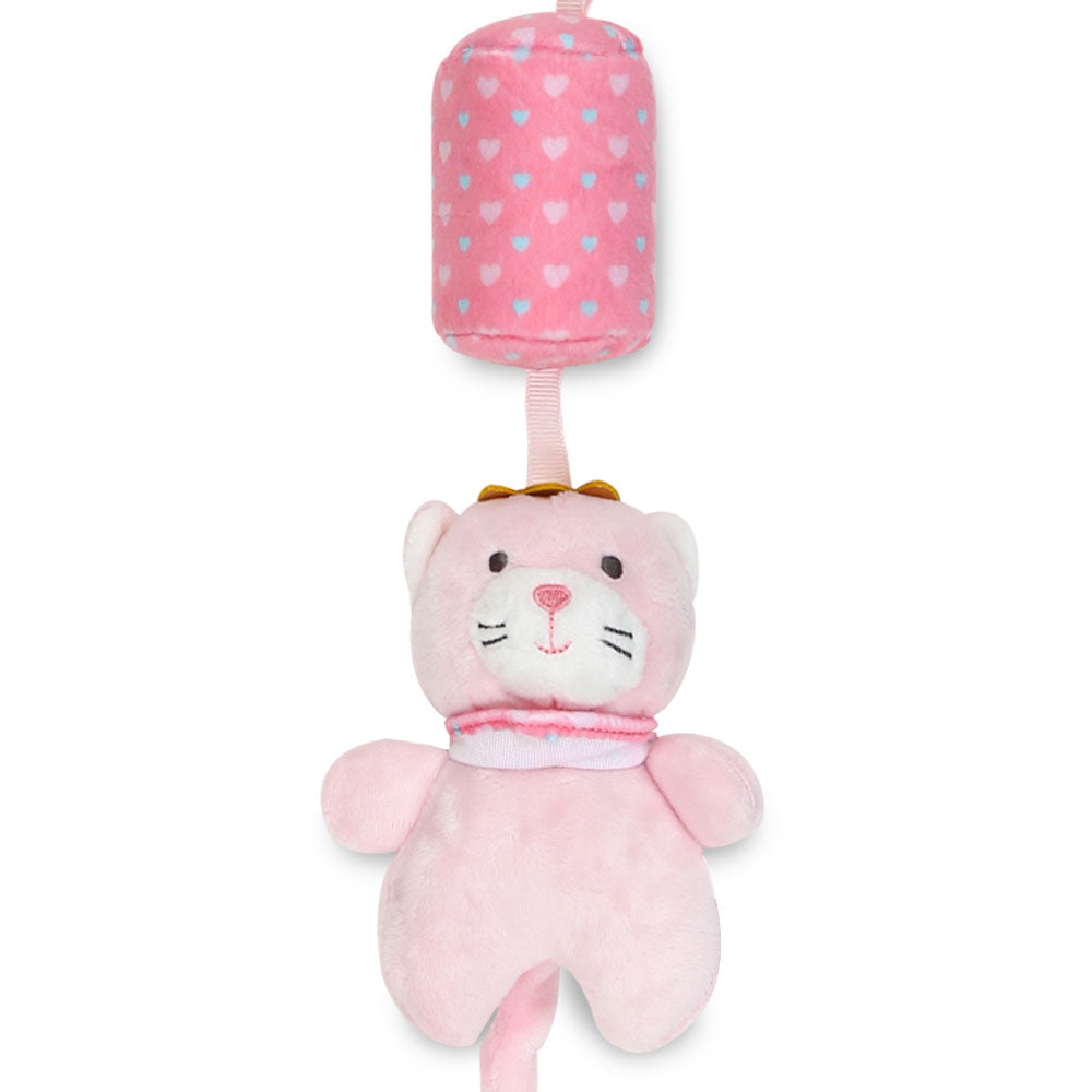 STUFF TOY PINK PRINCESS KITTY BELL