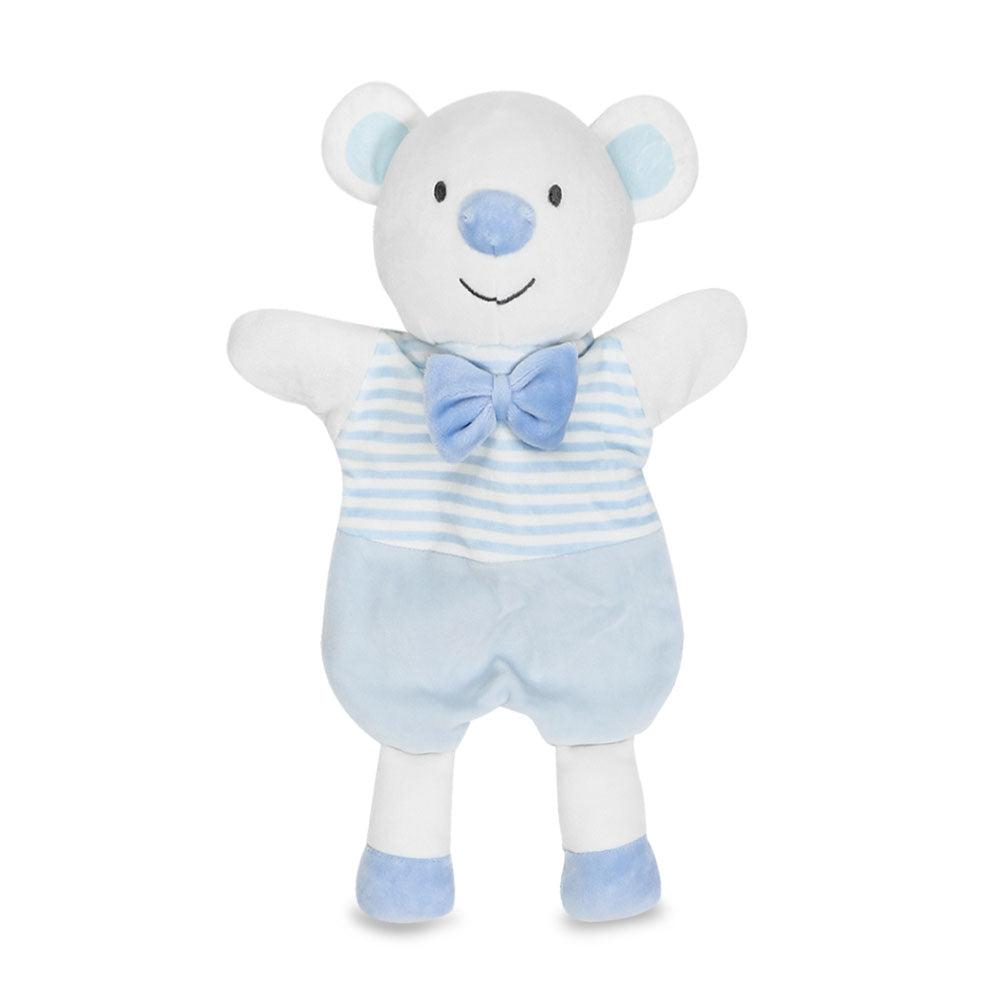 STUFF TOY BLUE BABY BEAR HAND PUPPET
