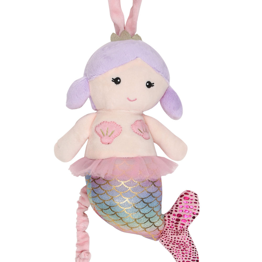 STUFF TOY MULTI-COLOR SHIMMERY MERMAID MUSIC PLUSH