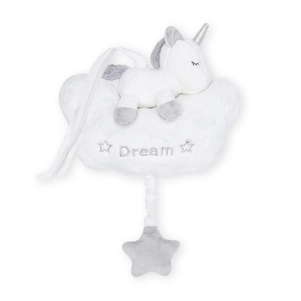 STUFF TOY WHITE UNICORN MUSICAL
