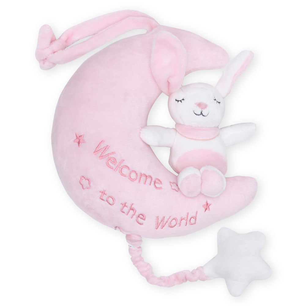 STUFF TOY PINK BUNNY MUSICAL
