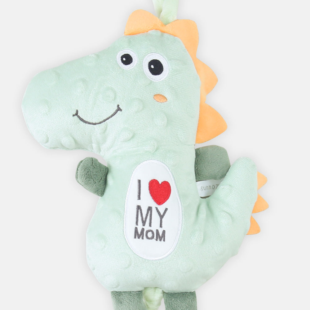 STUFF TOY GREEN I LOVE MY MOM DINO MUSICAL