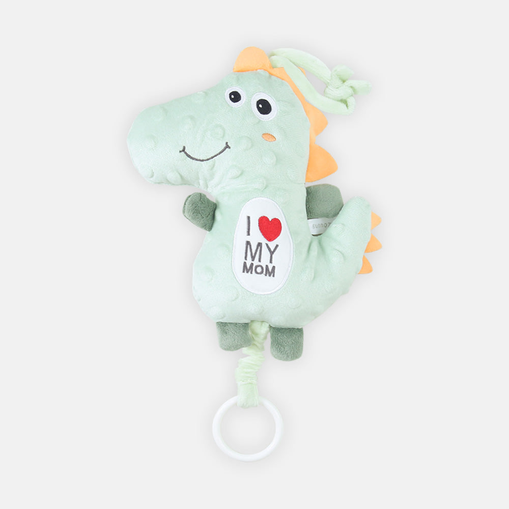 STUFF TOY GREEN I LOVE MY MOM DINO MUSICAL