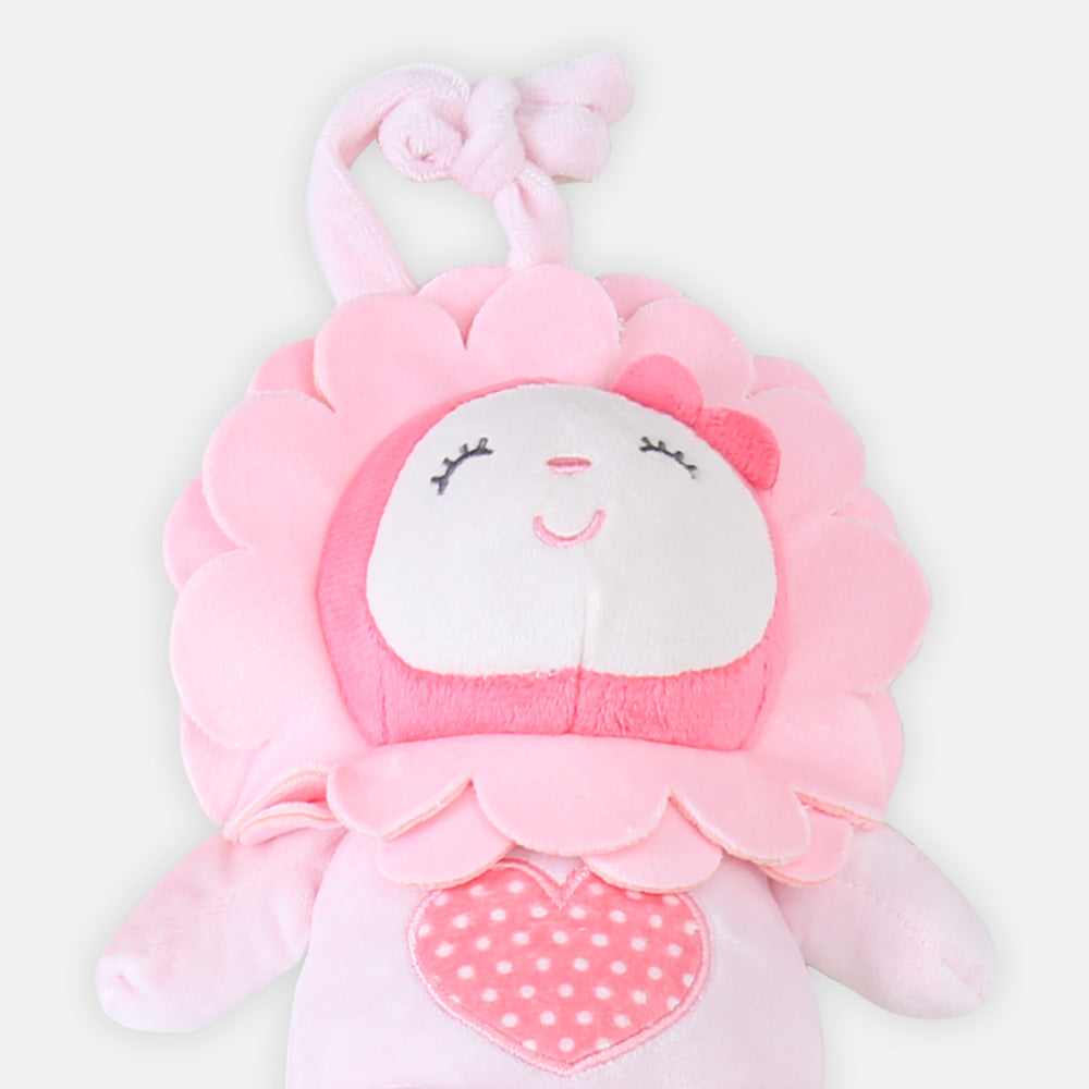 STUFF TOY PINK HANGABLE SUNFLOWER BEAR MUSICAL