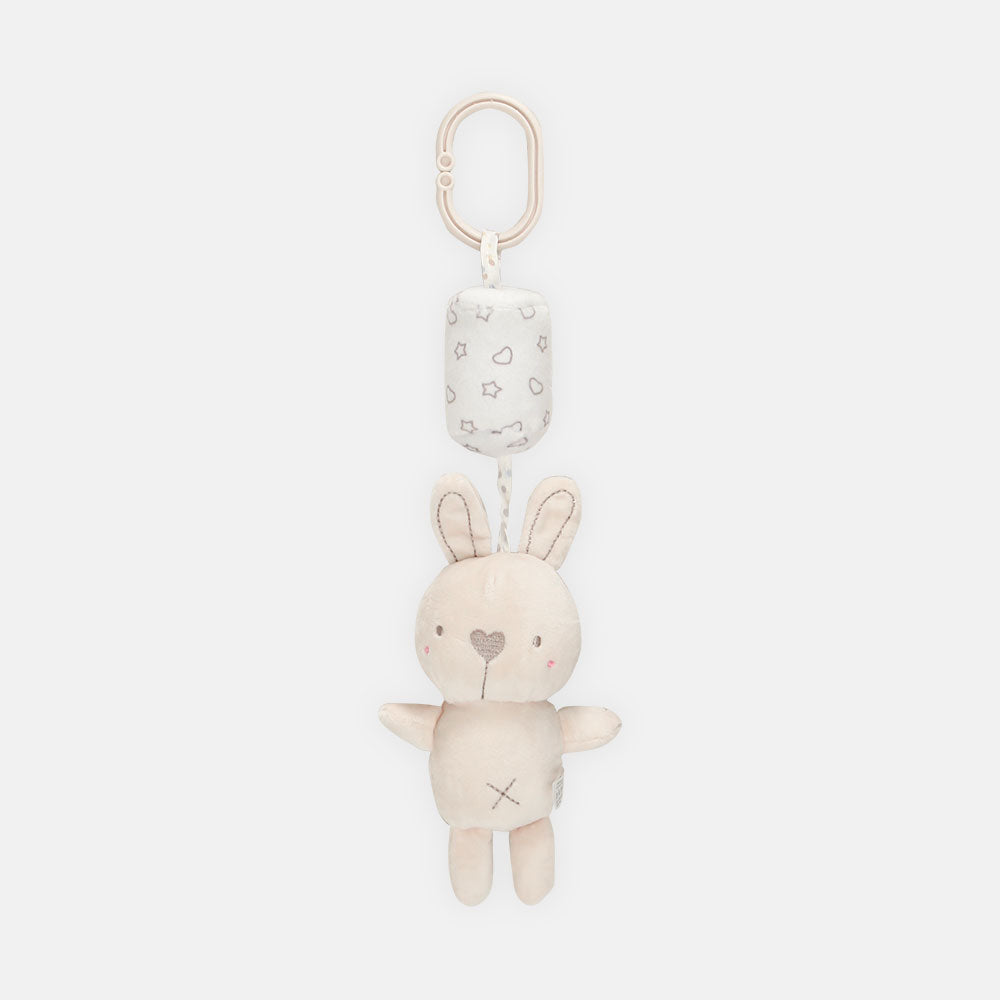 STUFF TOY CREAM BEAR HANGING