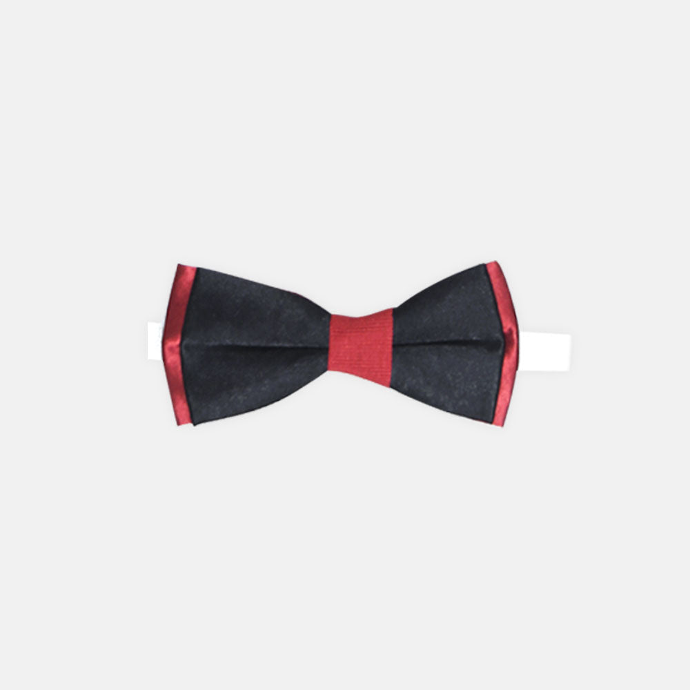 SUSPENDER WITH BOW RED
