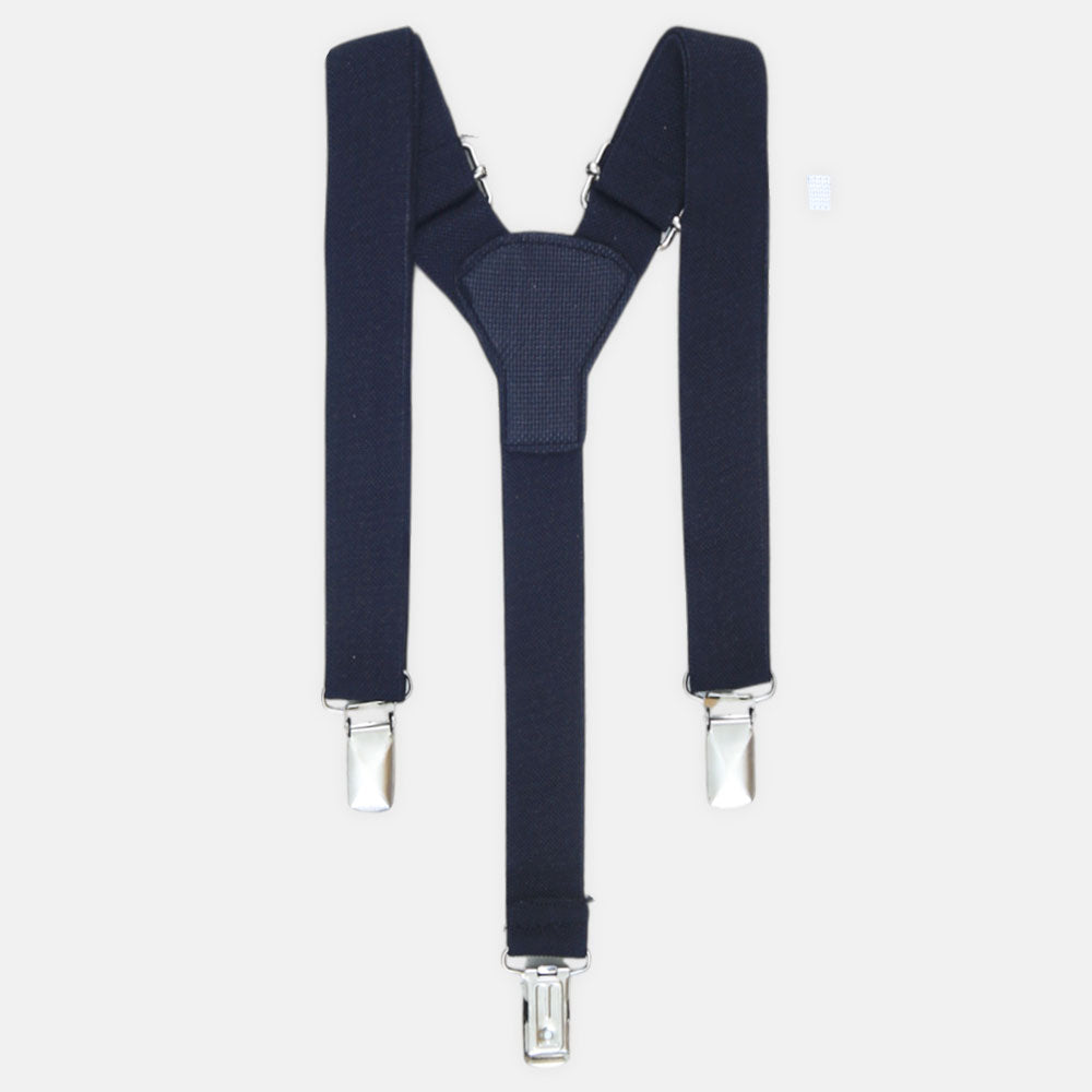 SUSPENDER WITH BOW RED CHECK