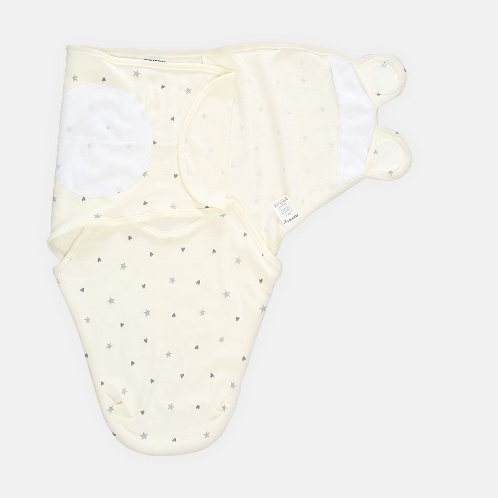 SWADDLE SHEET GREY HEART JERSEY