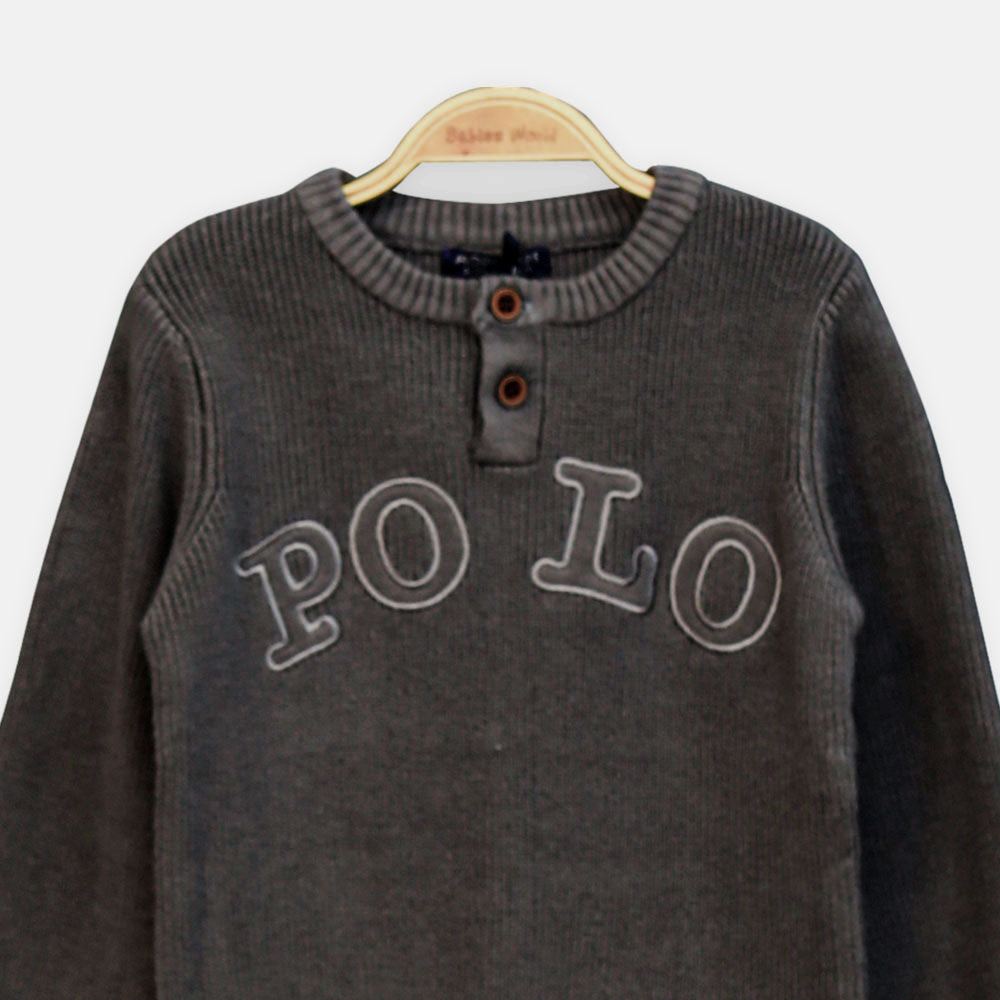 BOY SWEATER POLO POWER CREW