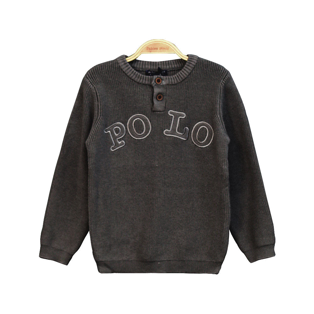 BOY SWEATER POLO POWER CREW