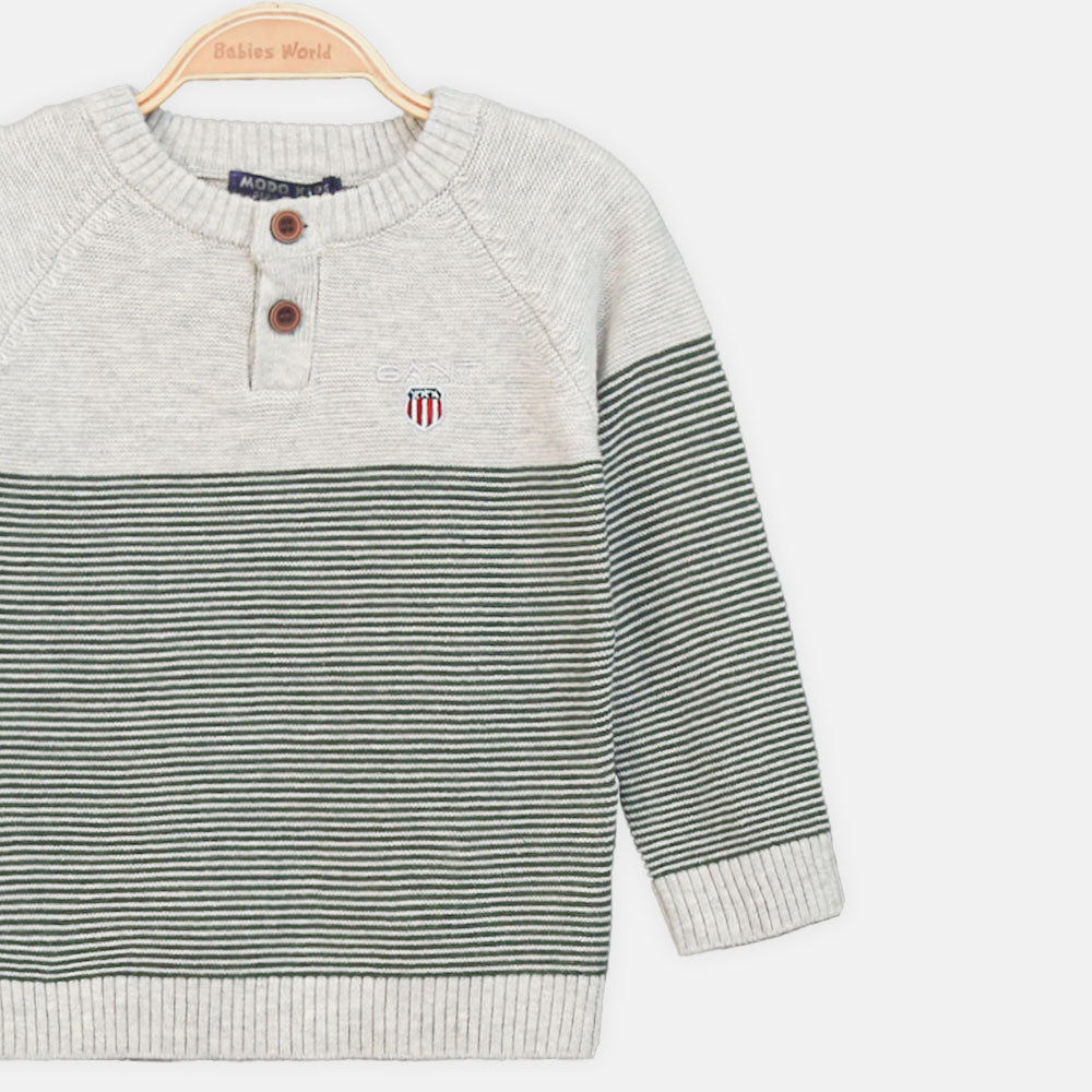 BOY SWEATER COOL CASCADE CREWNECK GREY