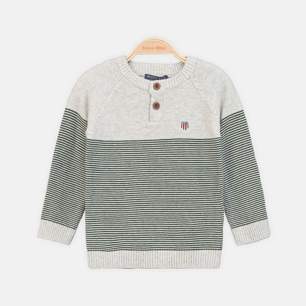 BOY SWEATER COOL CASCADE CREWNECK GREY