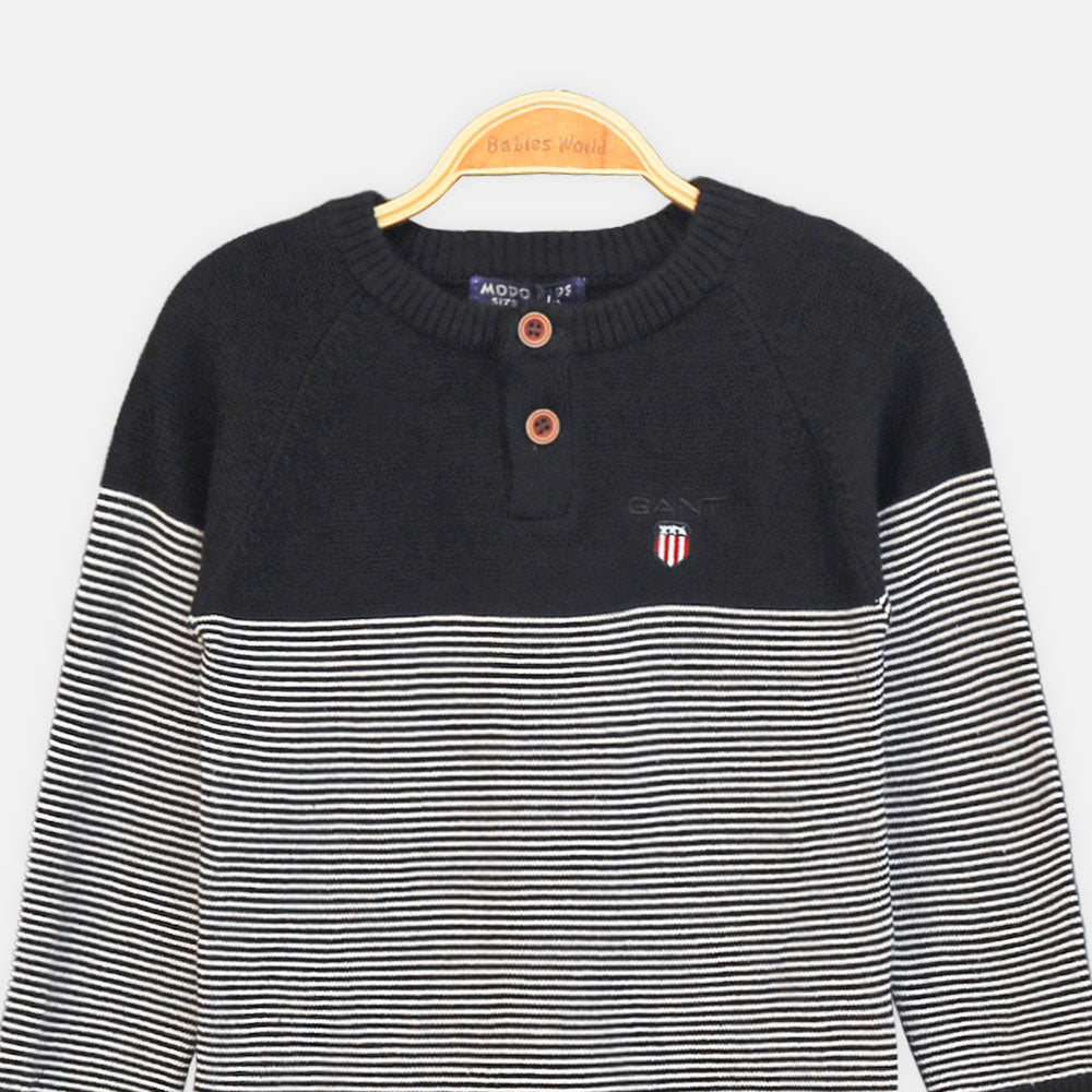 BOY SWEATER COOL CASCADE CREWNECK BLACK