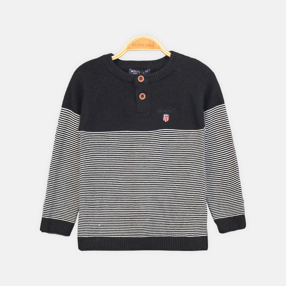 BOY SWEATER COOL CASCADE CREWNECK BLACK