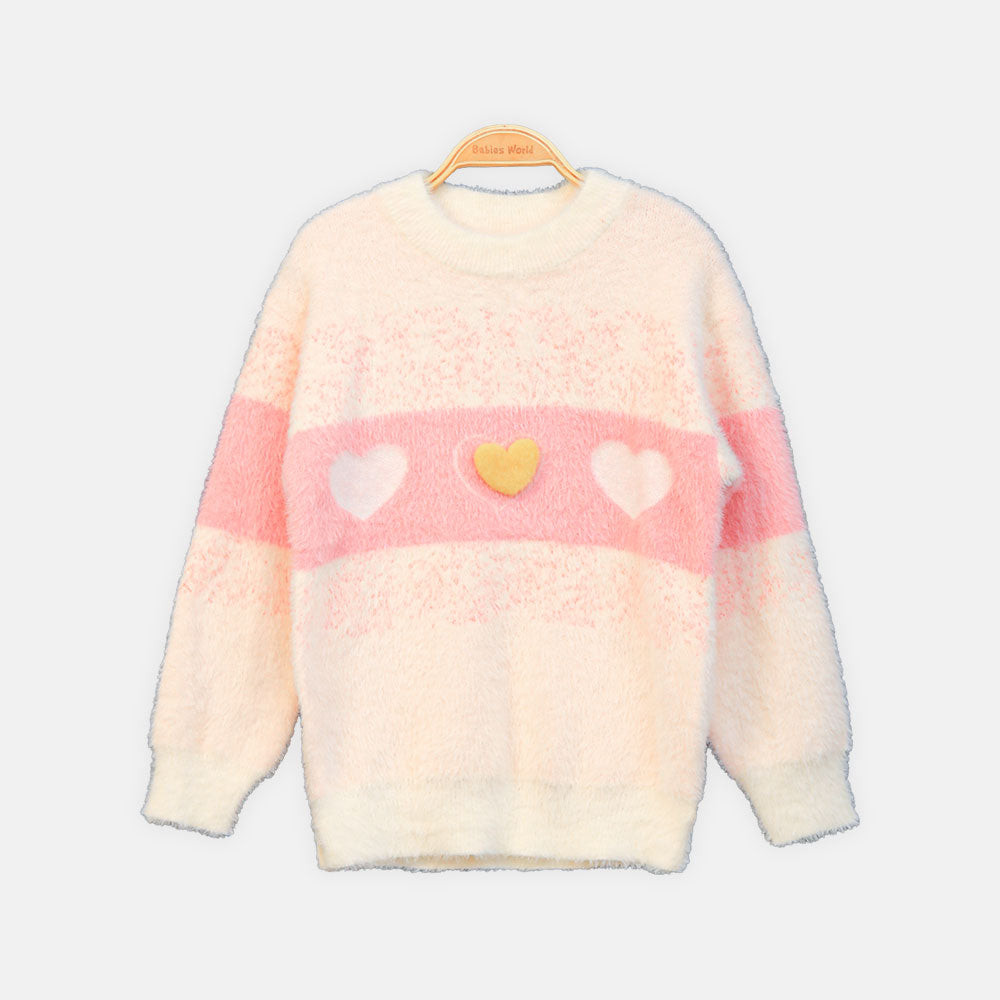 GIRL SWEATER SUGARHEART COZY