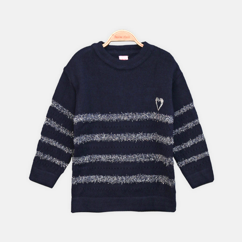 GIRL SWEATER GLIMMER BELLE KNITWEAR