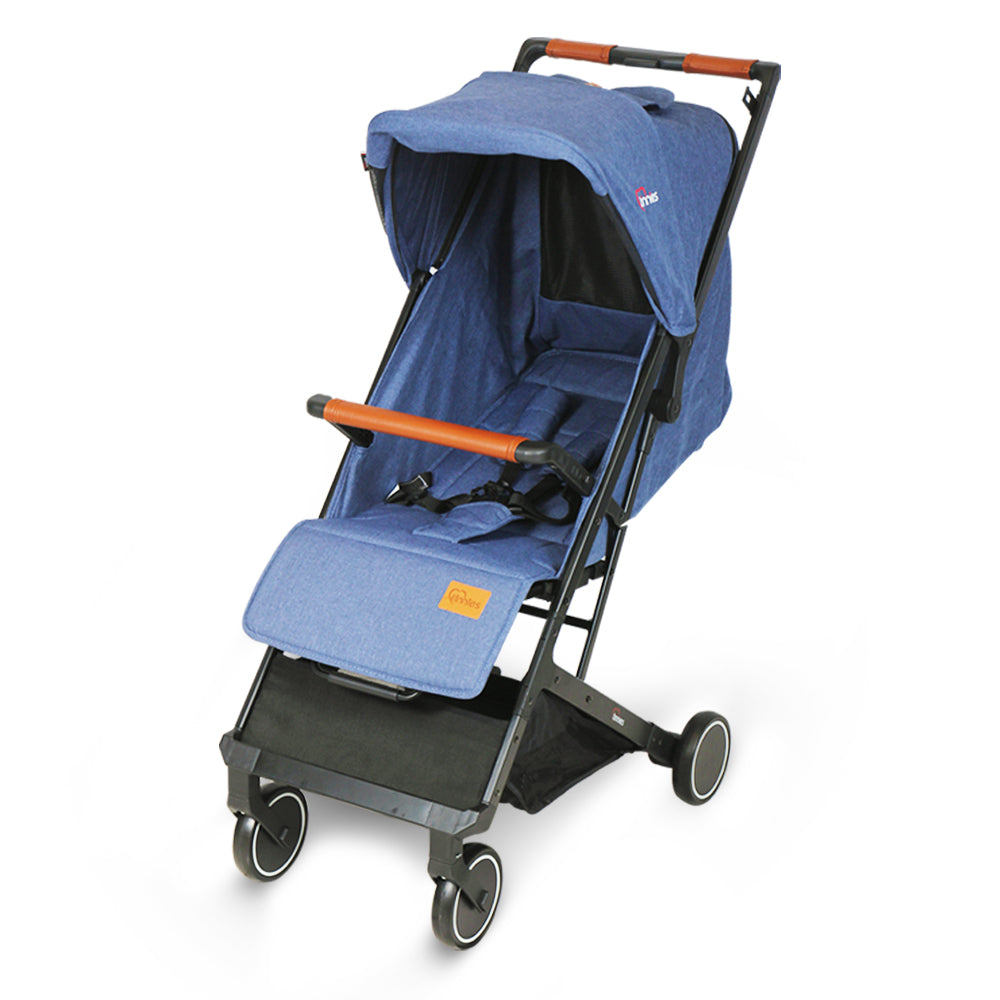 BABY STROLLER - ALUMINIUM-BLUE