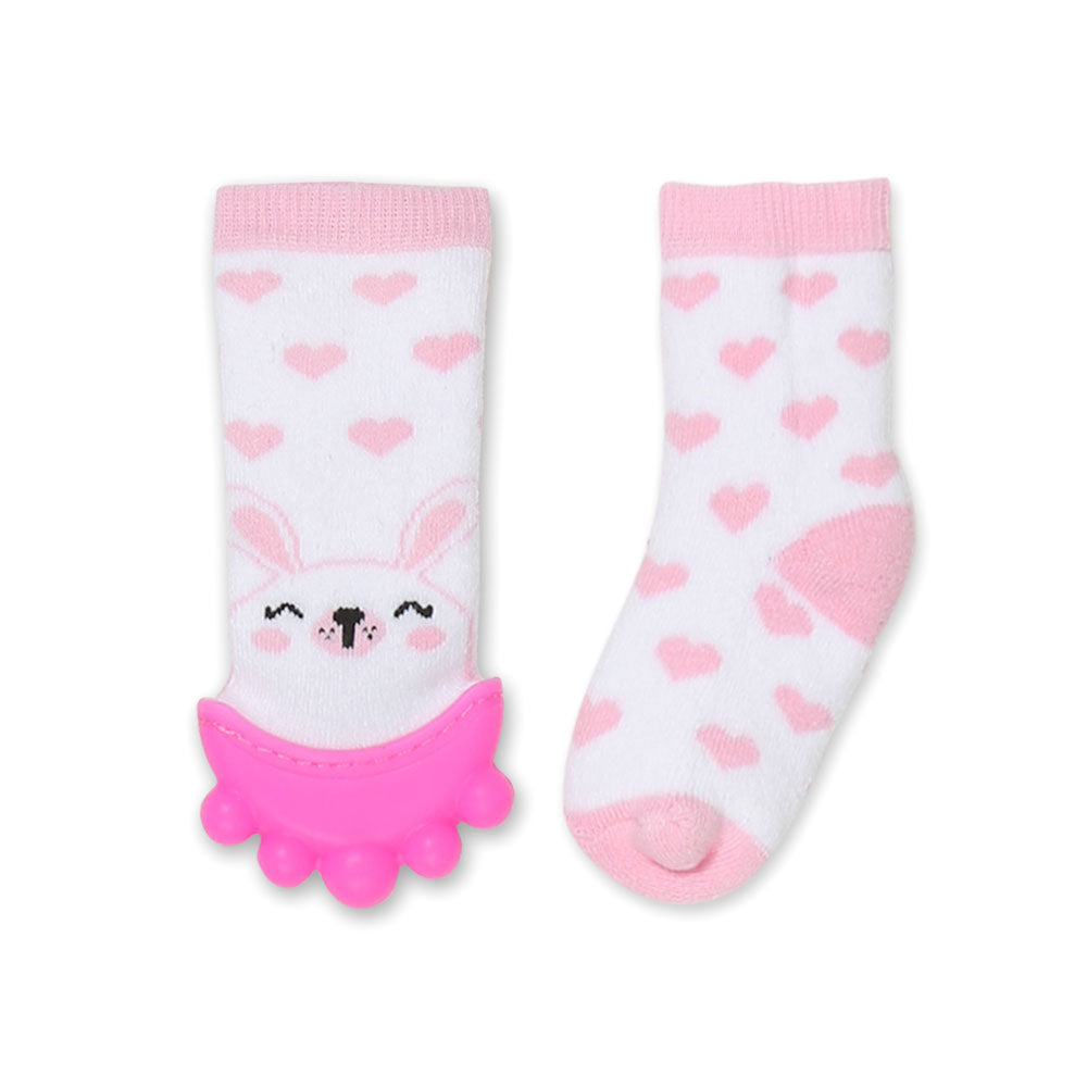 FIERY ROSE HEARTS TOOTH SATISFYING SOCK