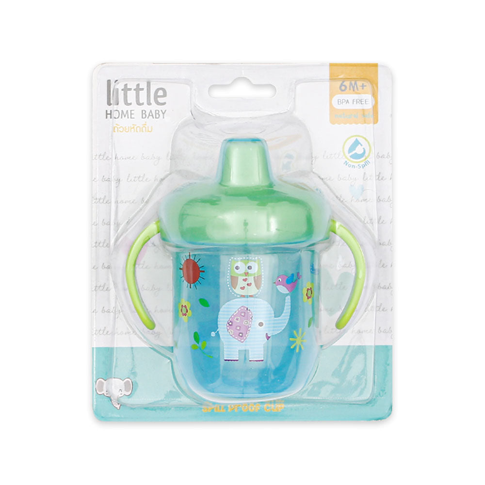 TRAINING CUP W/SPOUT BLUE ELEPHANT