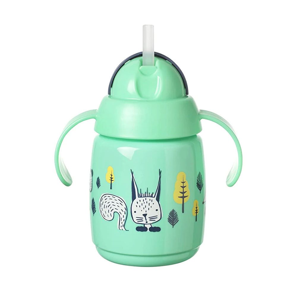 STRAW CUP 300ML GREEN