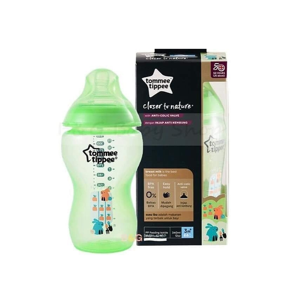 GREEN CTN 340 ML TINTED BOTTLE 1 PK