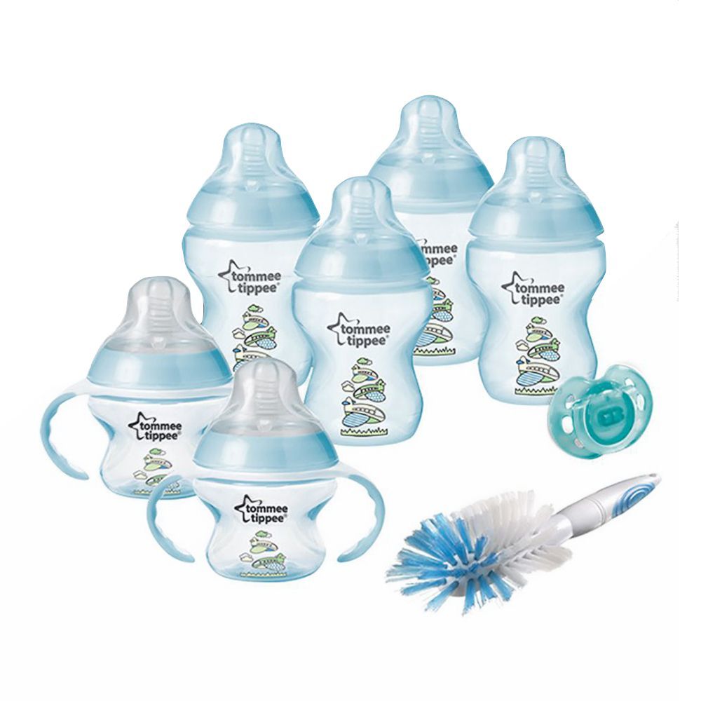 TT DECORATED BOTTLE STARTER SET (BLUE)