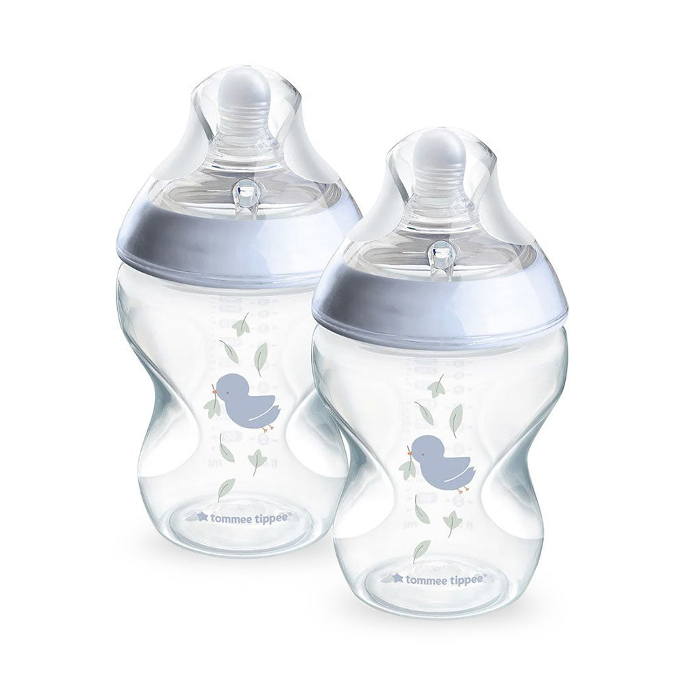 TINTED NATURAL START BOTTLE BLUE 260ML PK-2