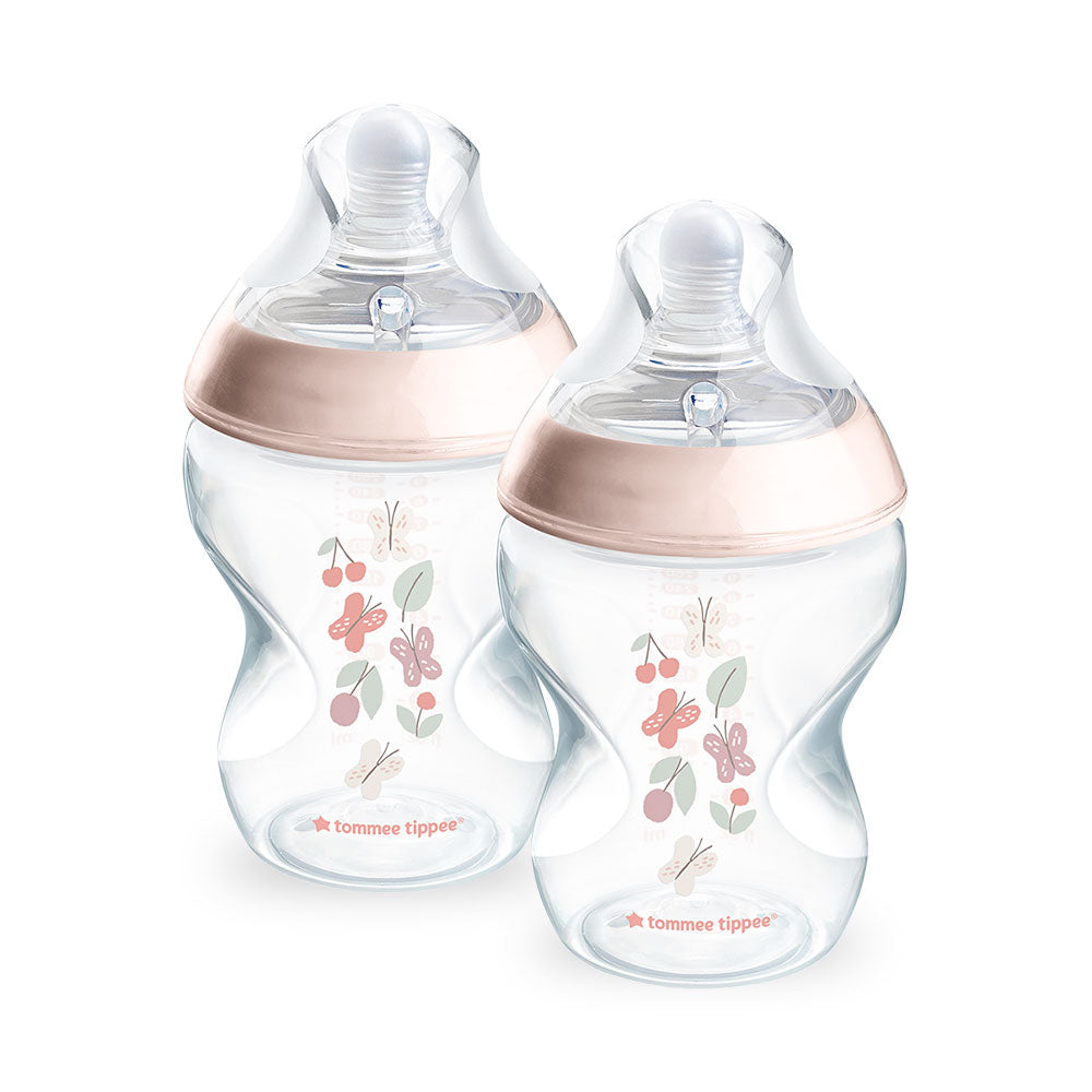 TINTED NATURAL START BOTTLE PINK 260ML PK-2