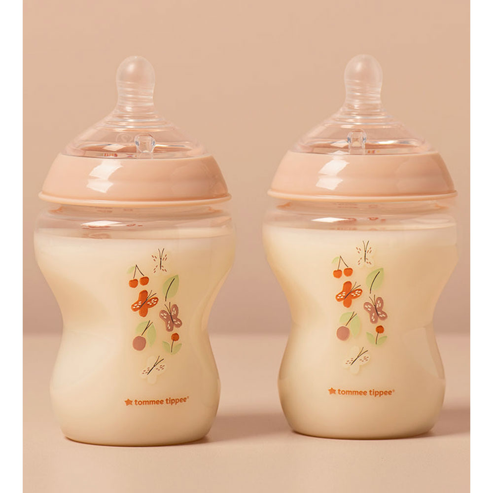 TINTED NATURAL START BOTTLE PINK 260ML PK-2