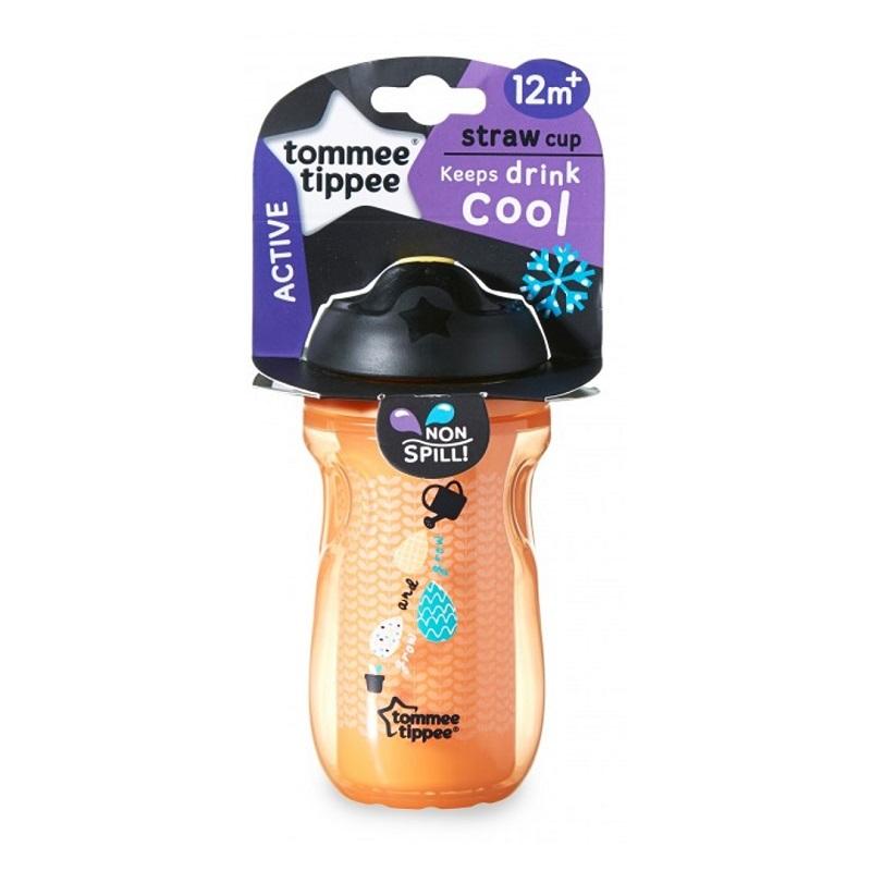 TT ACTIVE STRAW CUP (ORANGE)