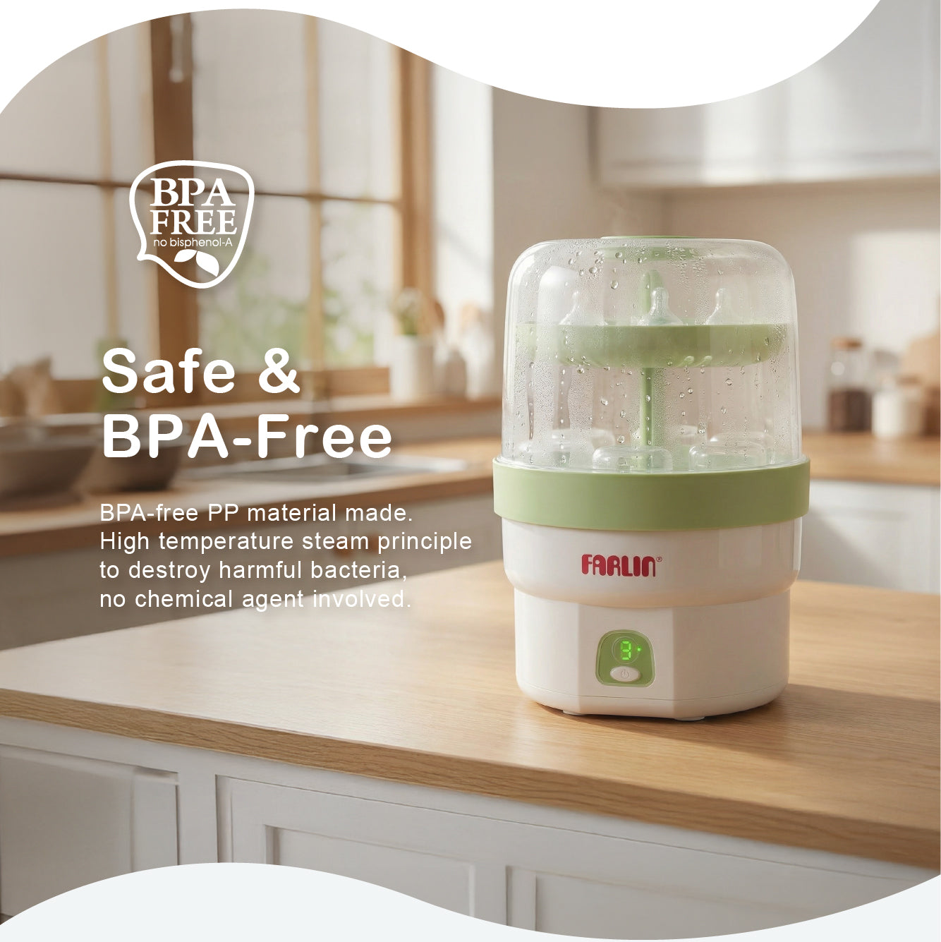 Farlin Steam Sterilizer – Green Saver Automatic