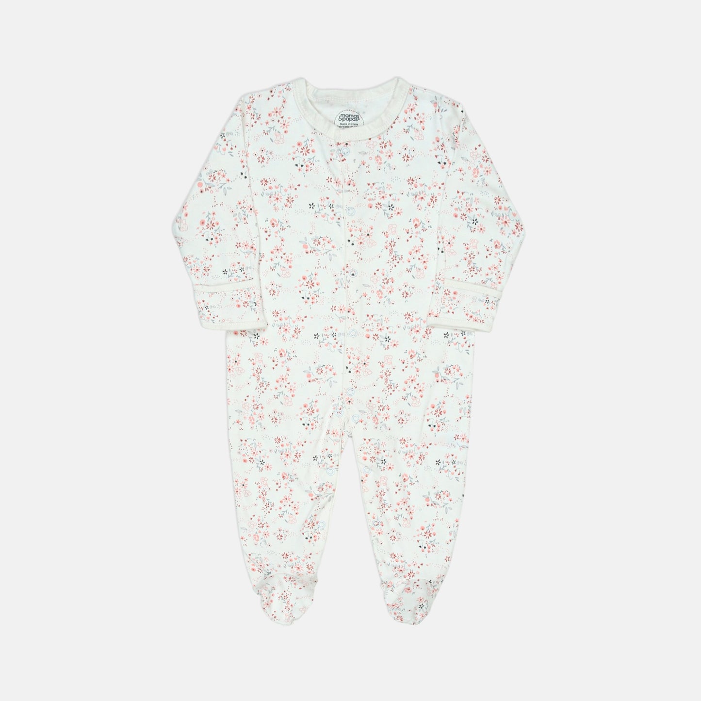 Sweet Bloom Cotton Sleepsuits Pk-3
