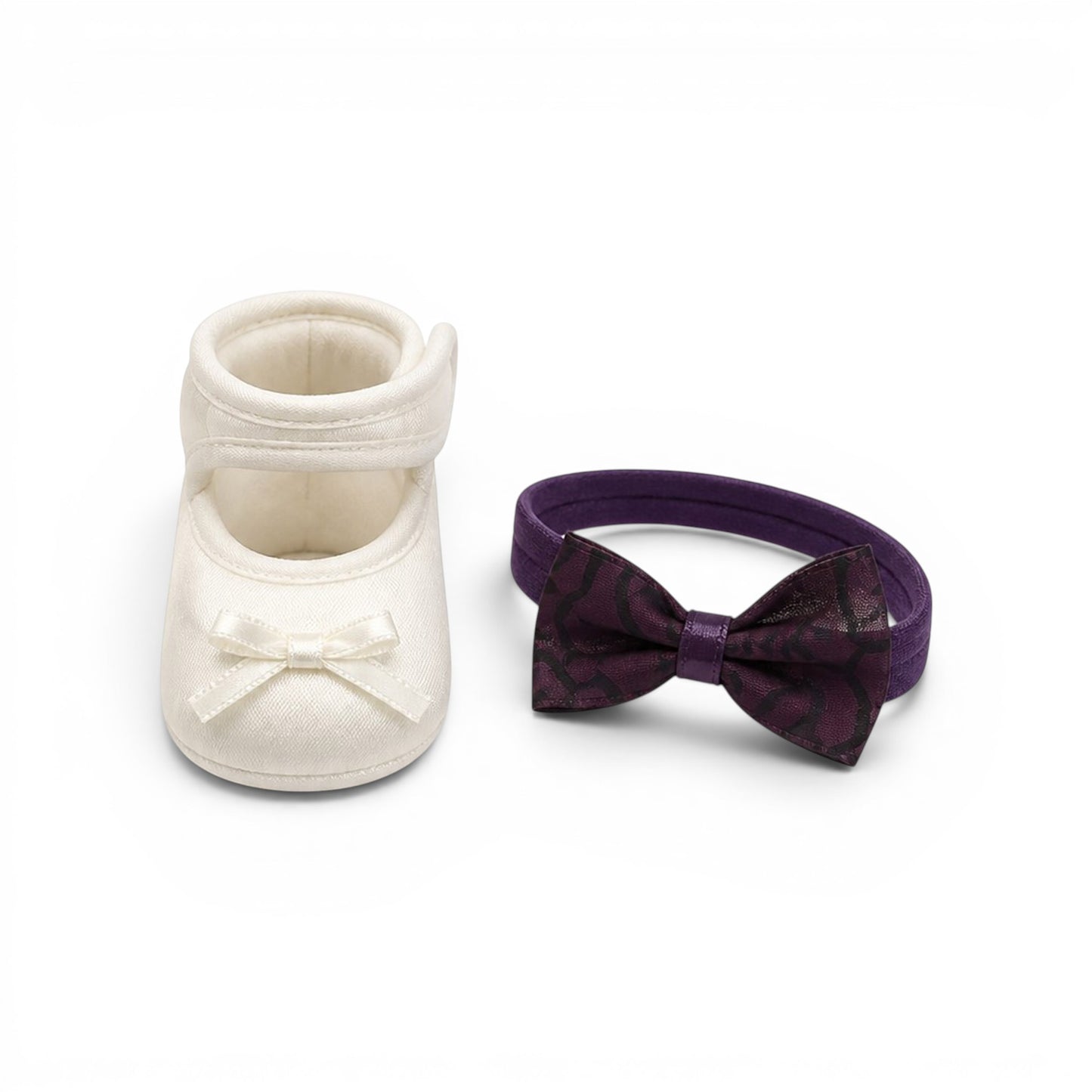 PURPLE BABY GIRL FANCY FROCK GIFT SET