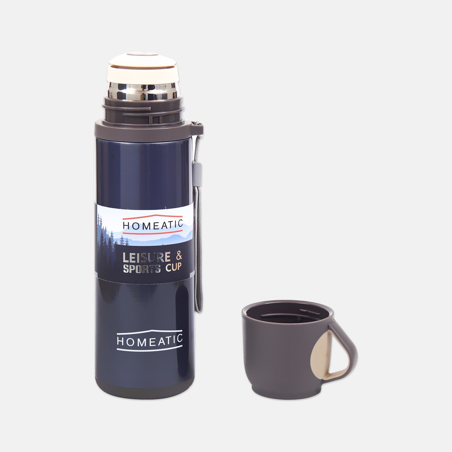 STEEL WATER BOTTLE 500 ML BLUE