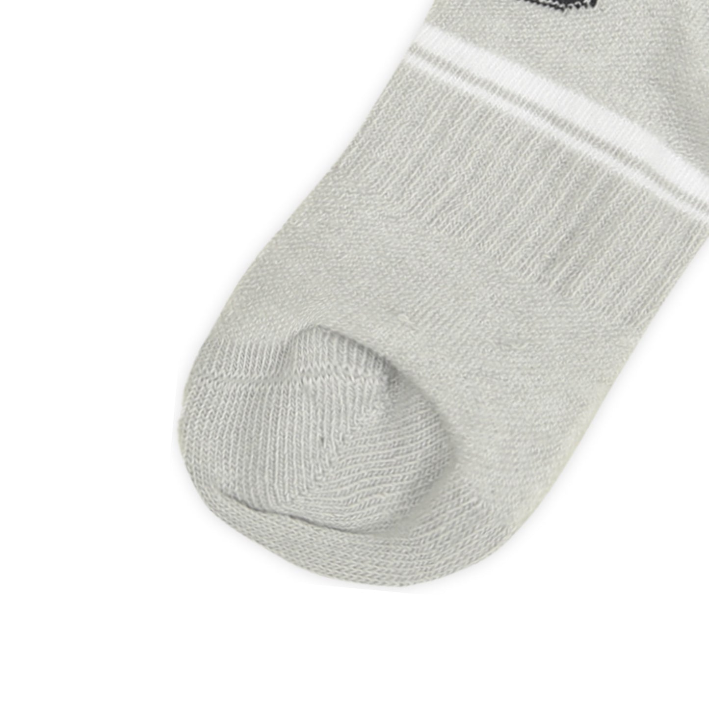 "6" GRAPHIC GREY ANKLE BOY SOCKS