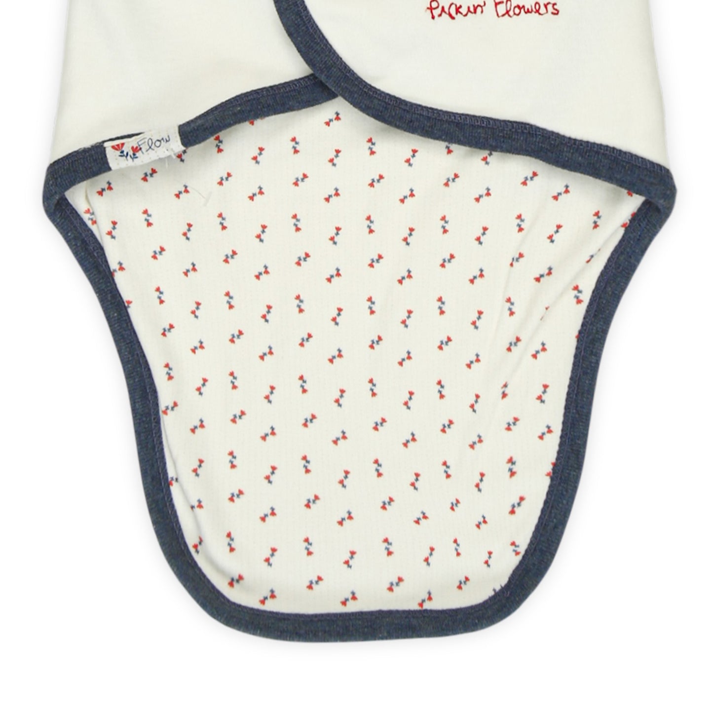 SOFT BREATHABLE FLORAL SWADDLE WRAP