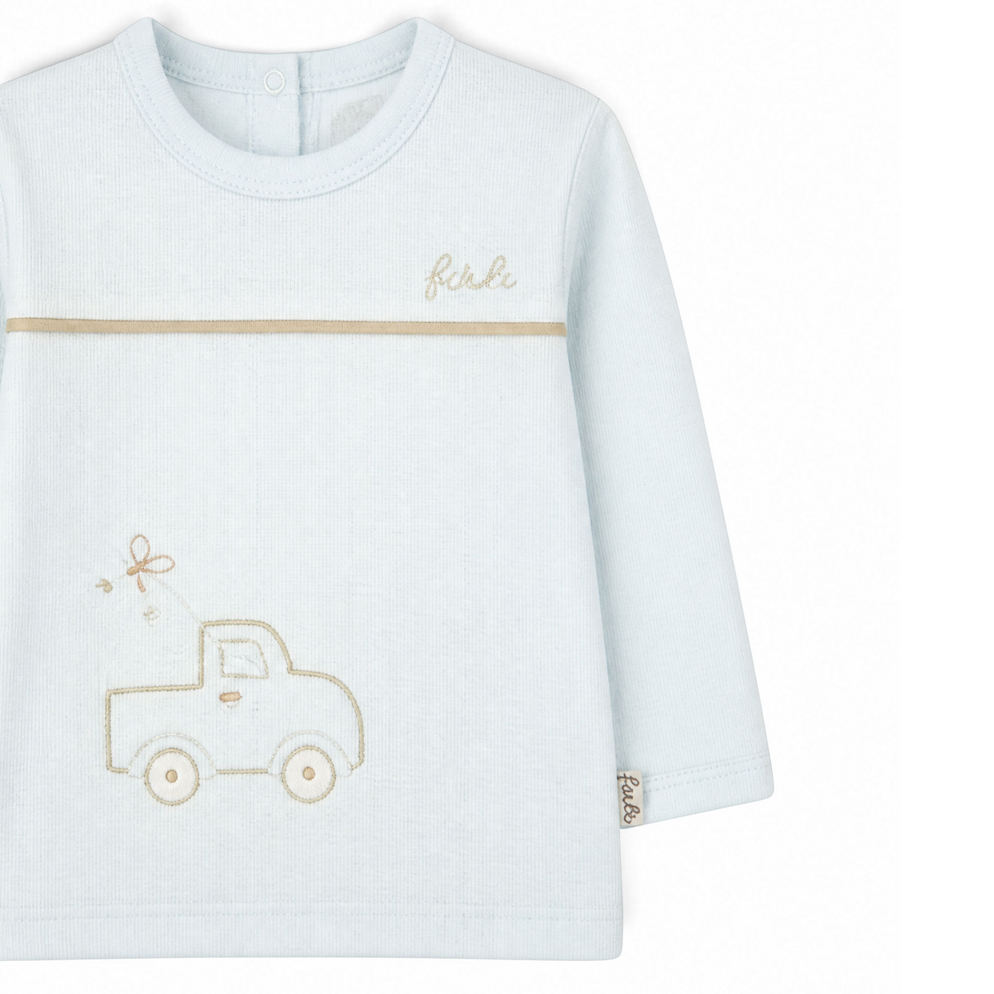 LIGHT BLUE "TRUCK AND FISH" BABY BOY GIFT SET